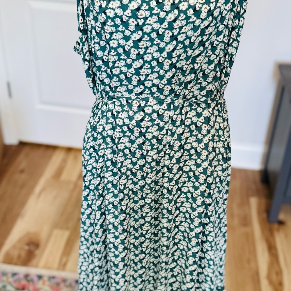 Floral Green Dress